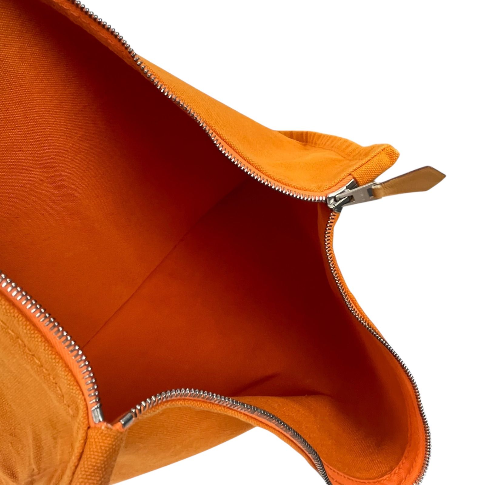 エルメス HERMES 定番オレンジカラー ボラボラポーチ 2個セット 