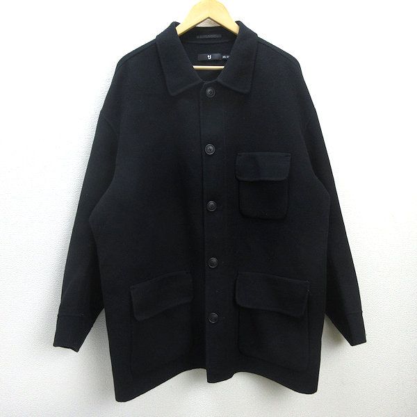 【未使用】UNIQLO +J ジルサンダー S ダブルフェイスジャケット ユニクロ公式 | ダブルフェイススタンドカラージャケット
