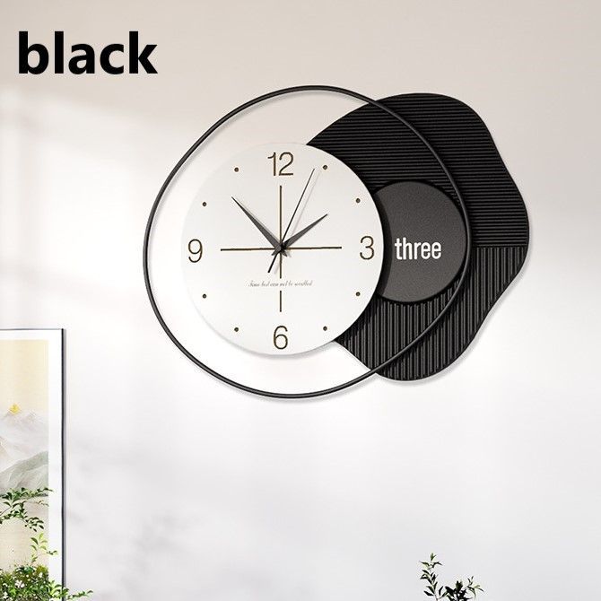 掛け時計 ユニーク デザイン 静音 アナログ おしゃれ かわいい インテリア 壁掛け 時計 ウォール クロック 白 ホワイト ブラック グリーン