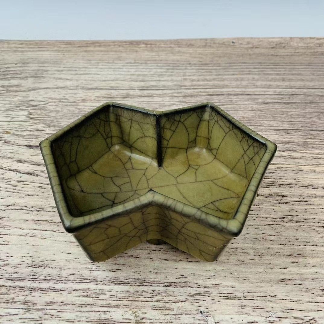 中国古美術・旧蔵の磁器・宋钧窯曜変包銀口筆洗・置物・曜変天目・茶碗