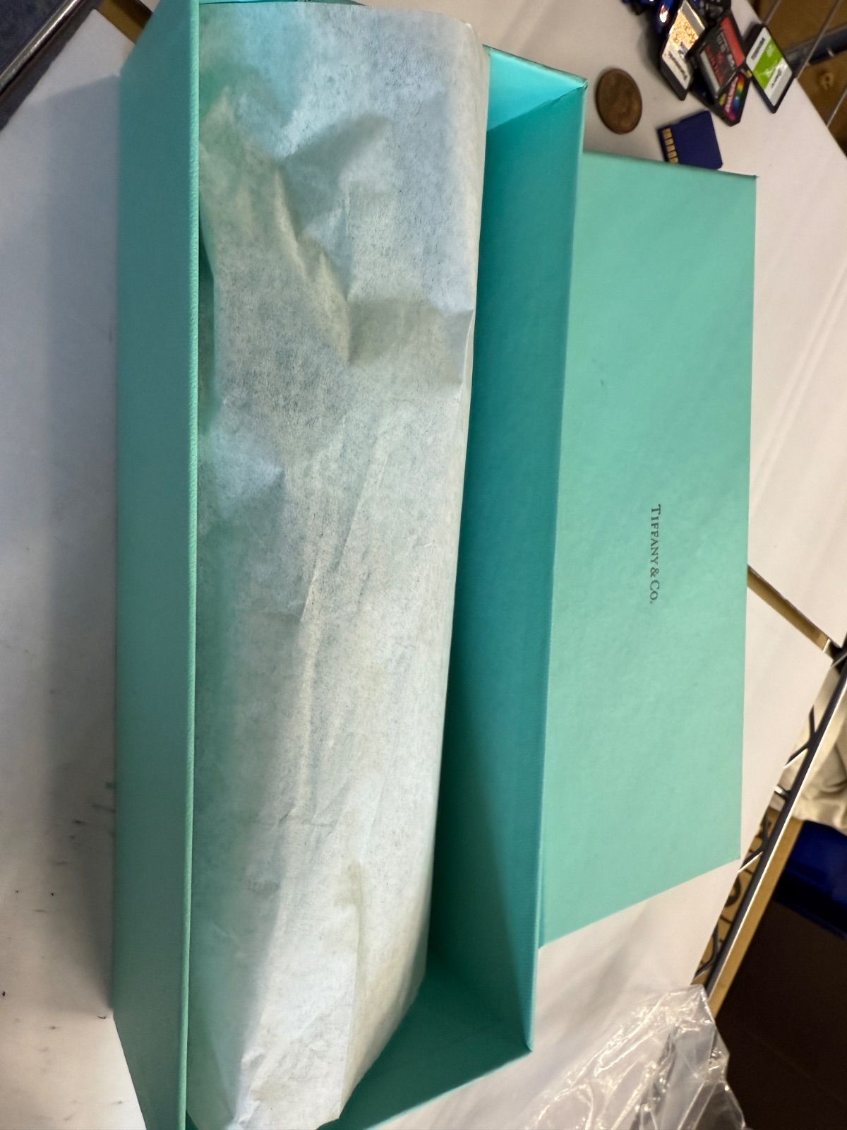 未使用 美品 TIFFANY&Co. ティファニー ロゴ 筆箱 ステーショナリー