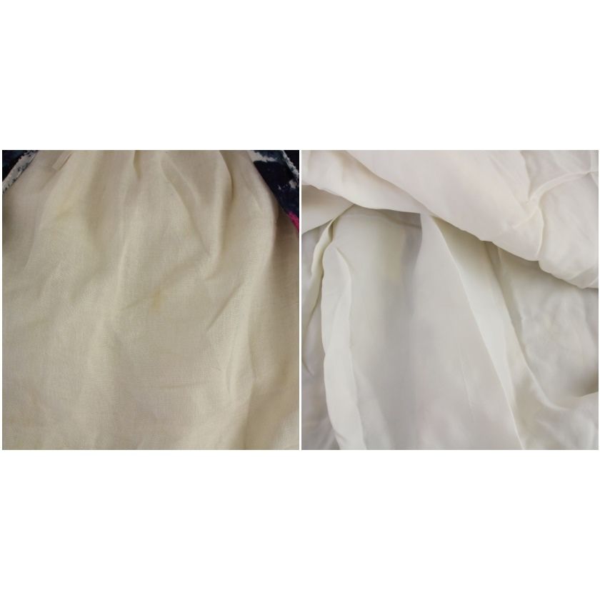 総柄 カシミヤ混