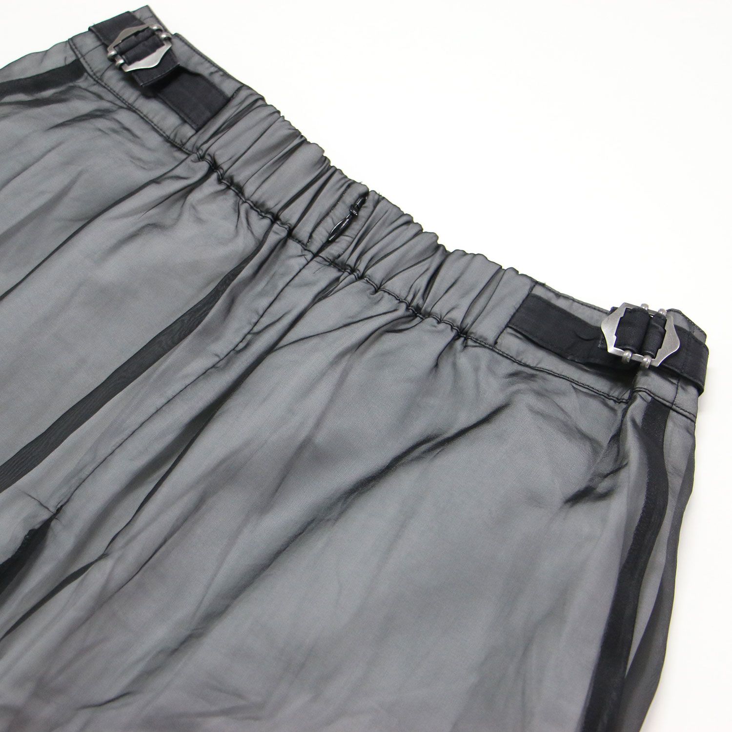 AMERI アメリ スカート ブラック 黒 サイズ:M | 21春夏 メディ シアー トレンチスカート | MEDI SHEER TRENCH SKIRT | ロングスカート フレア Aライン スリット コットン | ボトムス【レディース】【中古】【K4604】 AMERI アメリ スカート ブラック 黒 サイズ:M | 21春夏 メディ シアー