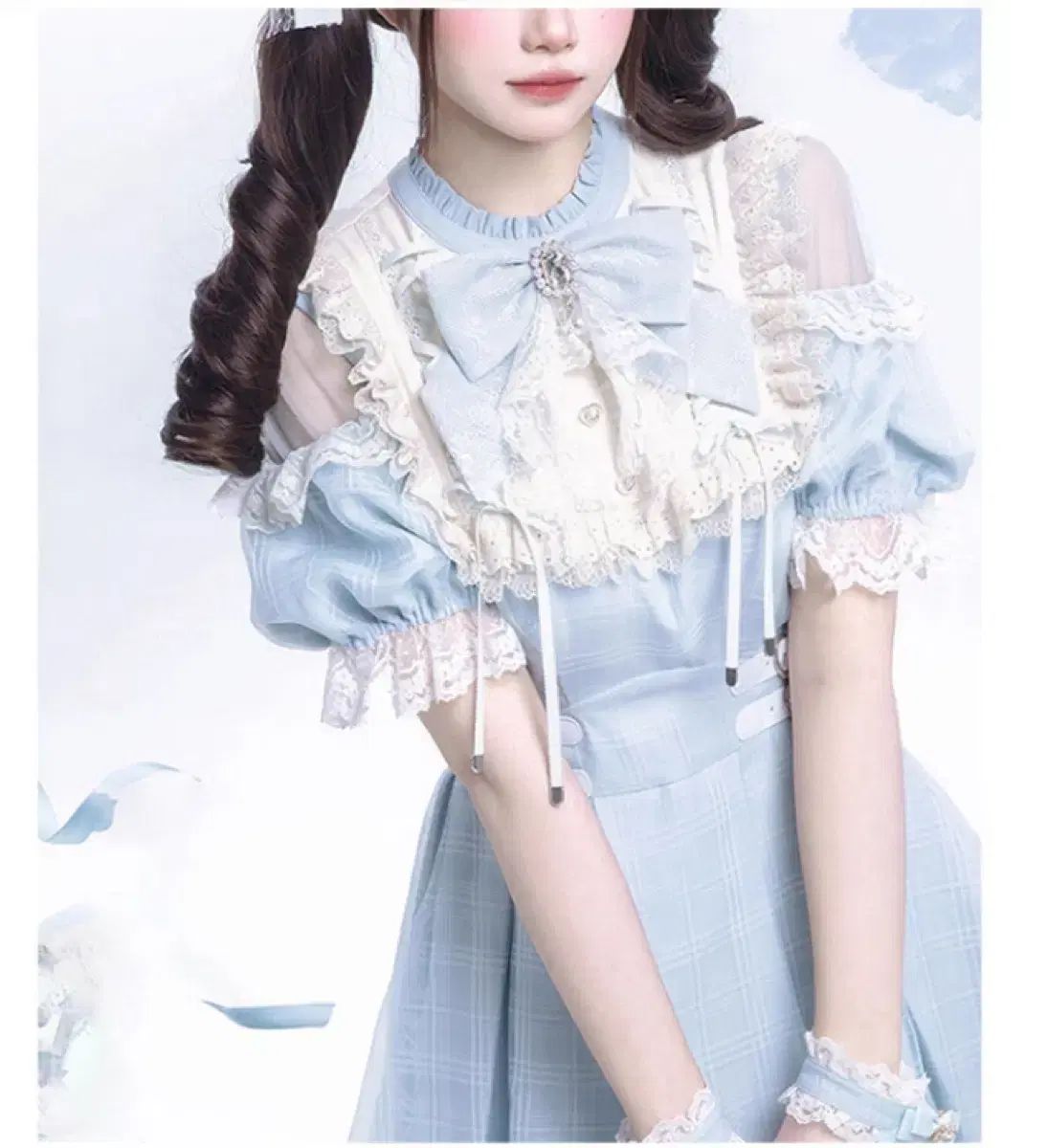 LIZLISA リズリサ ワンピース リボン 量産型 地雷 ロリータ LIZ LISA - LIZLISAリズリサリボンワンピース量産型地雷系可愛い