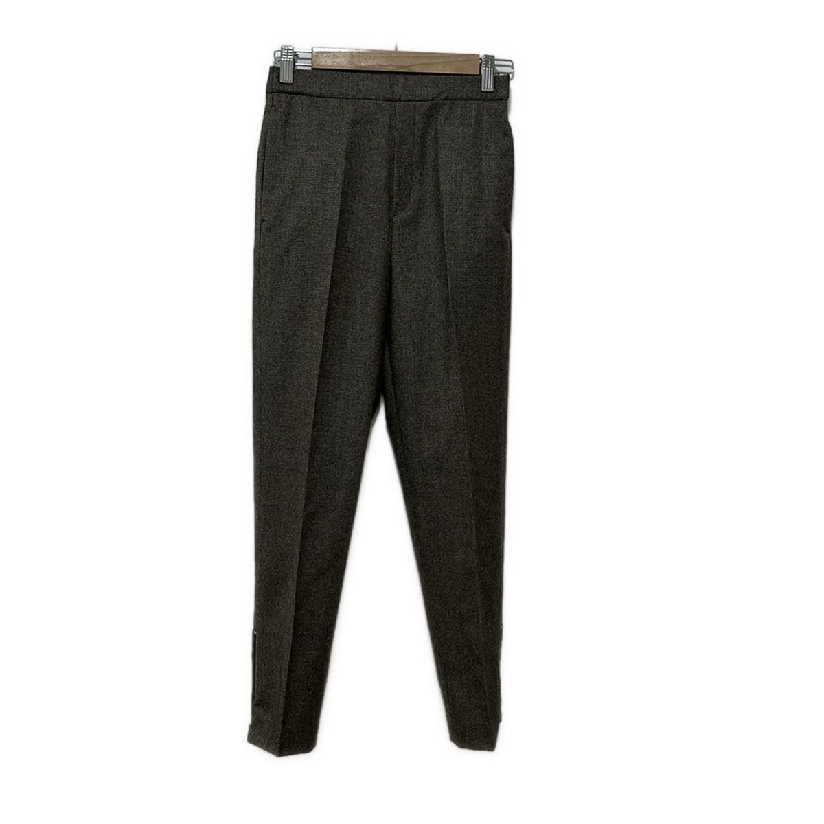 EVERYDAY I LIKE. エブリデイアイライク パンツ サイズ34 S レディース - ダークグレー×黒×グレー フルレングス|千鳥格子柄