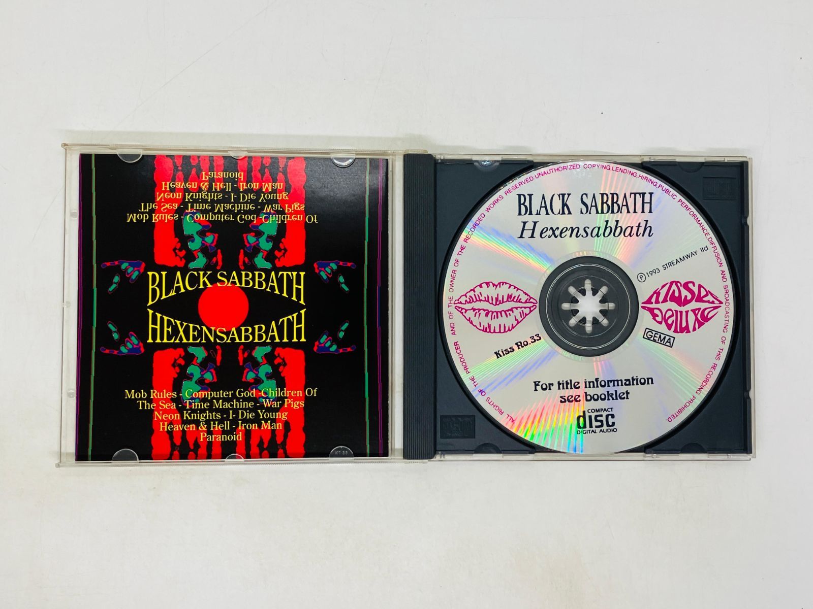 CD BLACK SABBATH HEXENSABBATH / ブラック サバス KISS NO.33 激レア R02 - メルカリ
