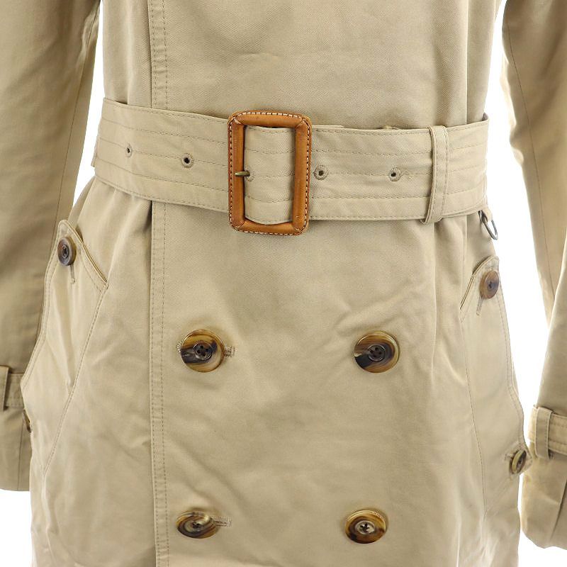 【美品】Deuxieme Classe トレンチコート 36 ベージュ￼ベルト付 Deuxieme Classe トレンチコート コート *GABARDINE レディース