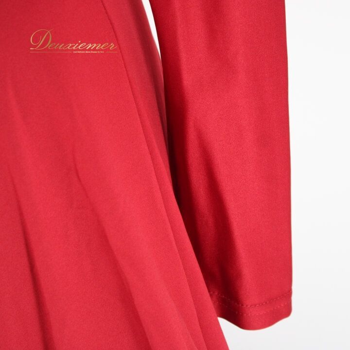 社交ダンス 衣装 スタンダード ドレス ワンピース レッスンウェア レディース オールシーズン レッド系 赤 無地 シンプル 派手 長袖 目立つ エレガント フォーマル ストレッチ フ ワイドスカート ダンス用 着心地抜群 ロング丈 発表会 衣装選び WHITEMONARCHHOTEL_COM