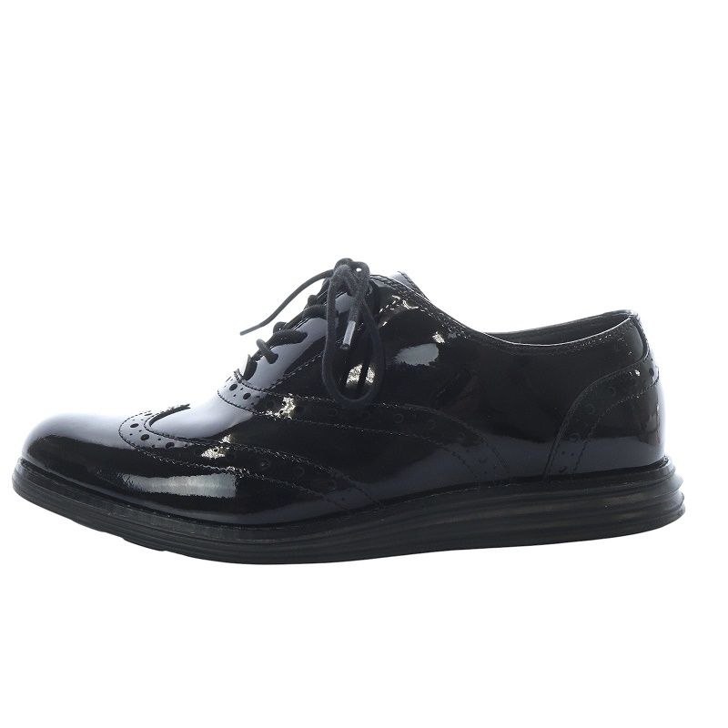 美品 コールハーン パンプス （23㌢） レザー ブラック ウォータープルーフ コール ハーン COLE HAAN ザ ゴートゥー パンプ 45mm womens
