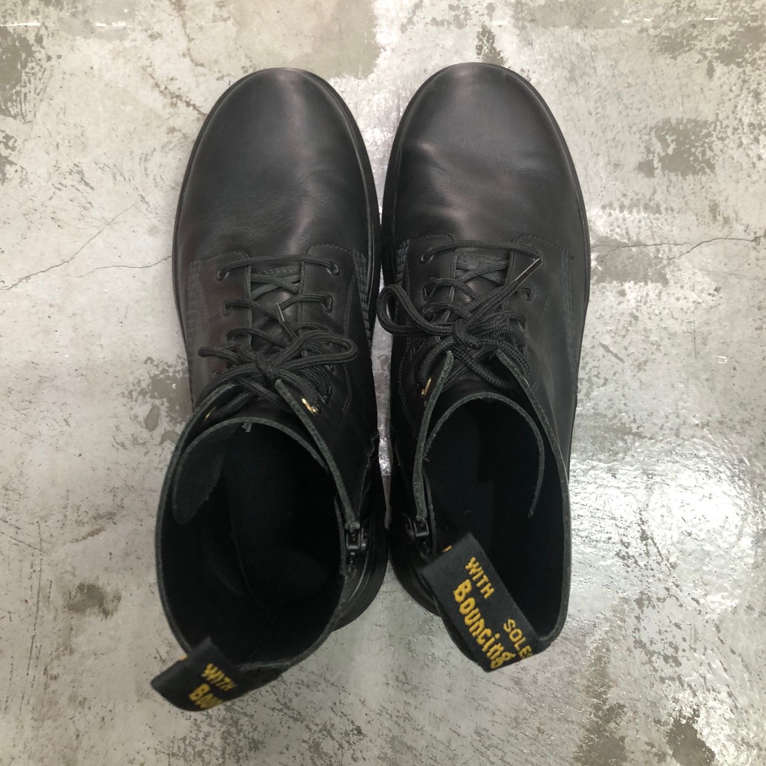 定価78100円 Yohji Yamamoto Dr.Martens TARIAN BOOTS 8ホール レザー ブーツ シューズ ヨウジヤマモト ドクターマーチン 30cm 74326A1