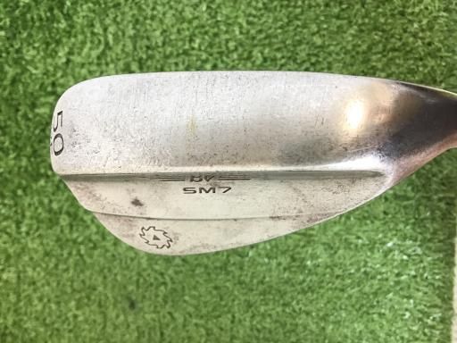タイトリスト VOKEY SPIN MILLED SM7 ツアークロム 50°|12°F ウェッジ WG リシャフト フレックスその他 メンズ 男性用 右利き 右用 Cランク ゴルフクラブ