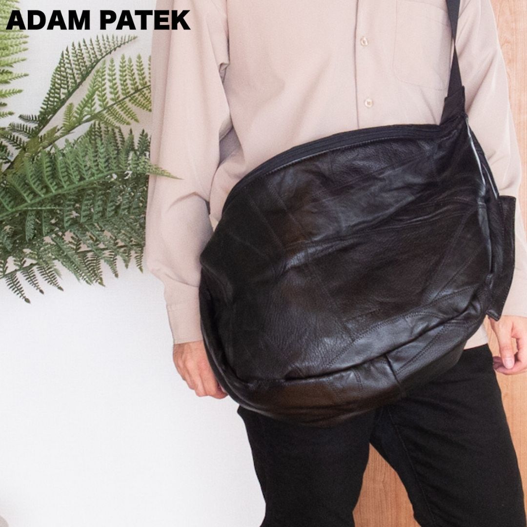 ADAM PATEK アダムパテック パッチワーク レザーショルダーバッグ 
