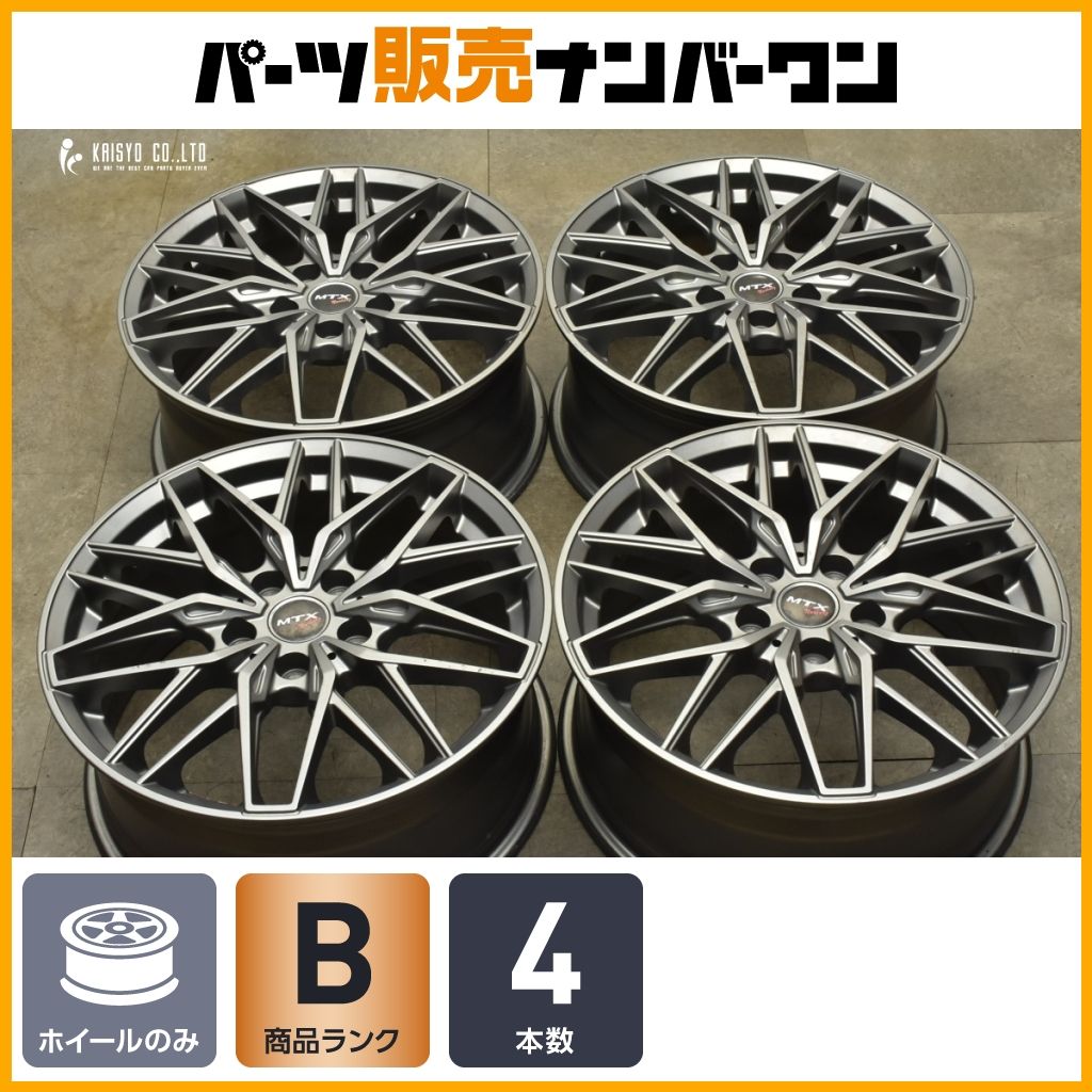 スタッドレス用等に ユーロバーン MTX 17in 7.5J 52 PCD112 4本セット 交換用 輸入車 BMW F48 X1 F39 X2 F40 1シリーズ MINI F60 F54
