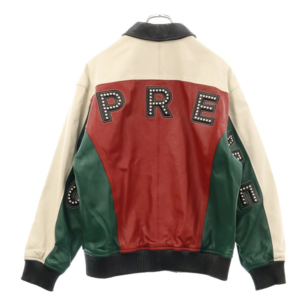 18SS Supreme アーチロゴ　レザージャケット Supreme シュプリーム 18ss Studded Arc Logo Leather Jacket