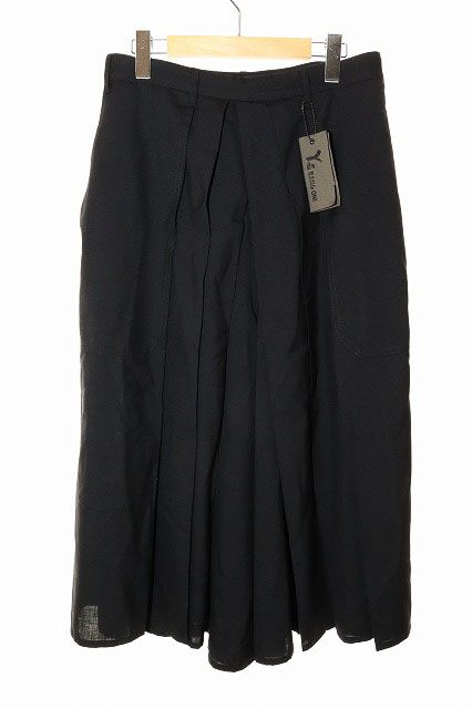 ヨウジヤマモト YOHJI YAMAMOTO Y’s BANG ON No.11 19SS 袴パンツ SIZE 2 YA-P11-150 ワイズ バングオン ウール ブラック 【ブランド古着ベクトル】【中古】241225