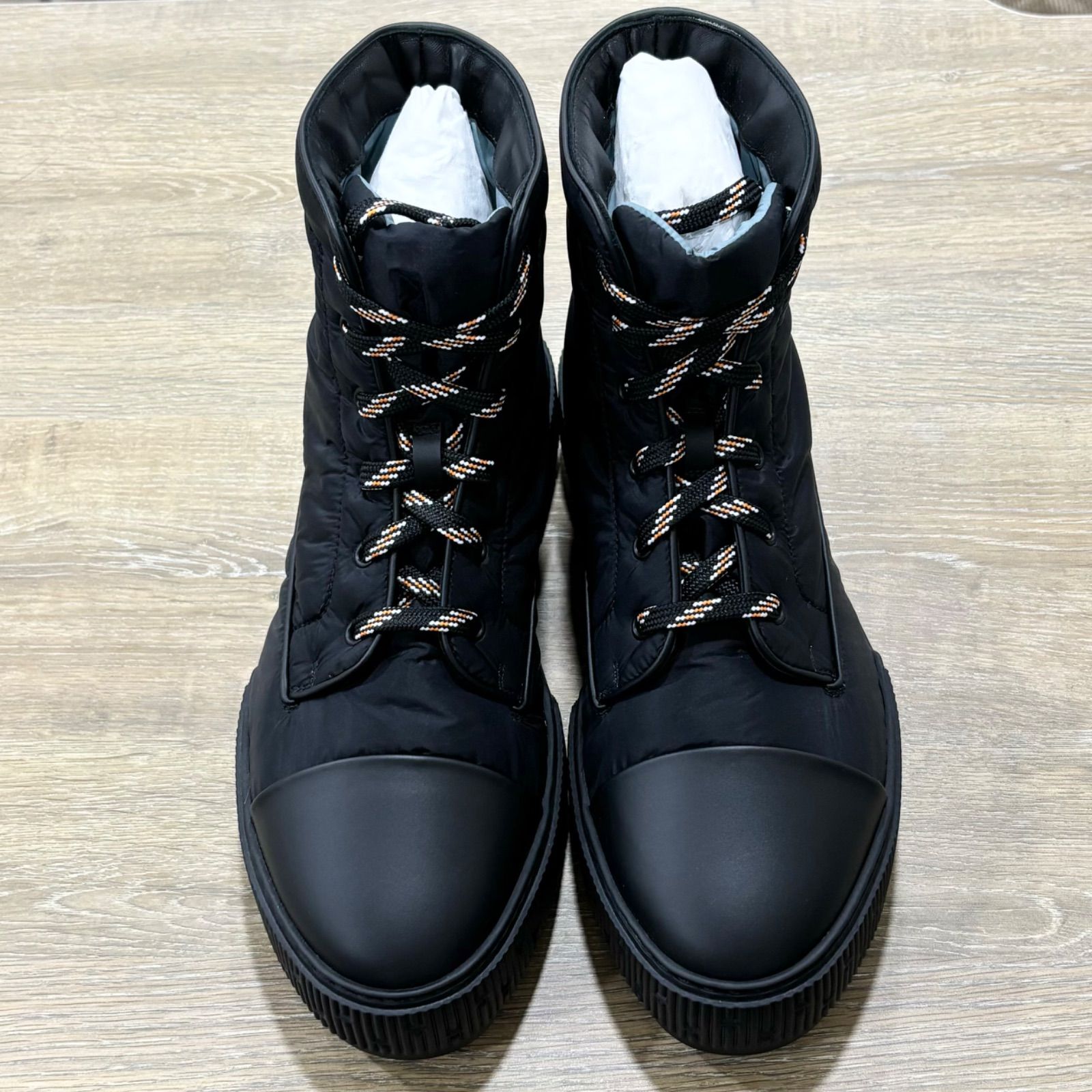 未使用品◎HERMESエルメス ショートブーツ/フレッシュ/ブラック系/43 