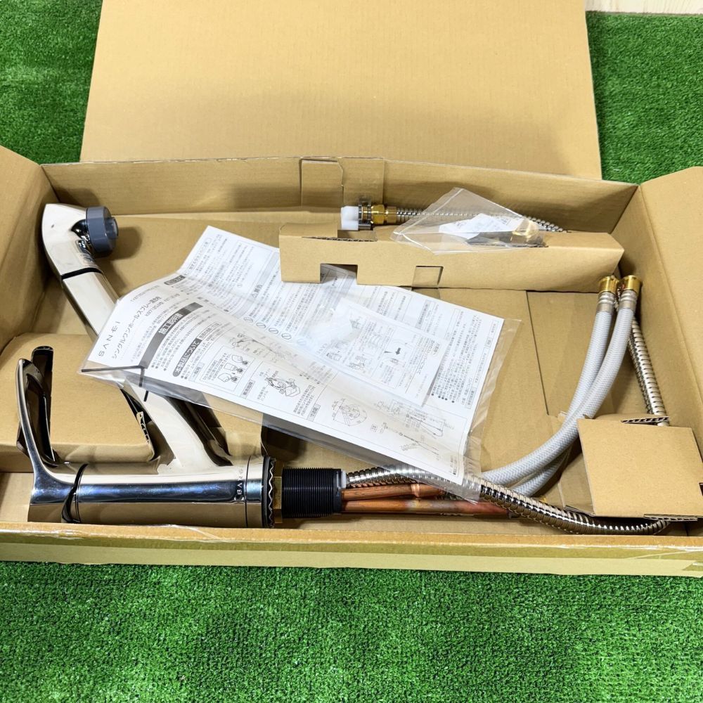 SANEI K87120JV-13 シングルワンホールスプレー混合栓 キッチン用水栓 