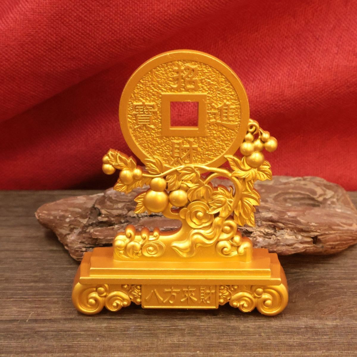 金のなる木 招財樹 瓢箪 ひょうたん 金色 ゴールド 黄金 お金が