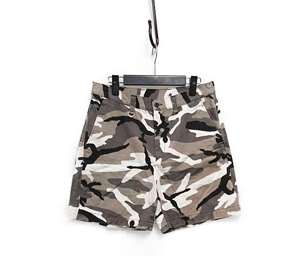 UNIFORM EXPERIMENT 17SS 品番 UE-170015 CAMOUFLAGE SHORTS (PYTHON PATCH) 迷彩 コットン ショーツ サイズ3 正規品 / A9766