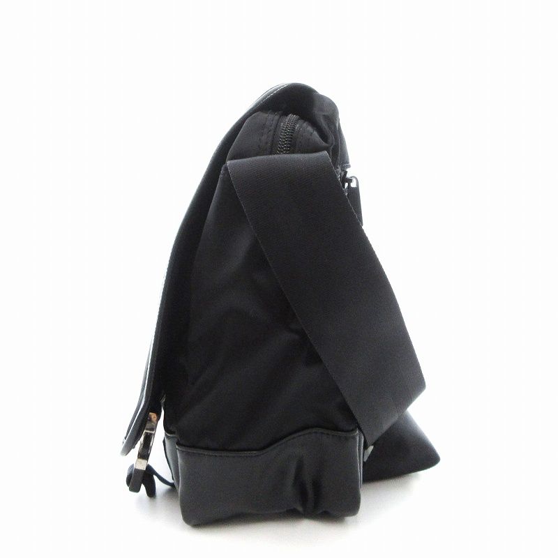 ポーター×サックスバー　コラボ　ストーム　メッセンジャーバッグ　ショルダー　黒 ポーター PORTER SAC S BAR ストーム ショルダーバッグ