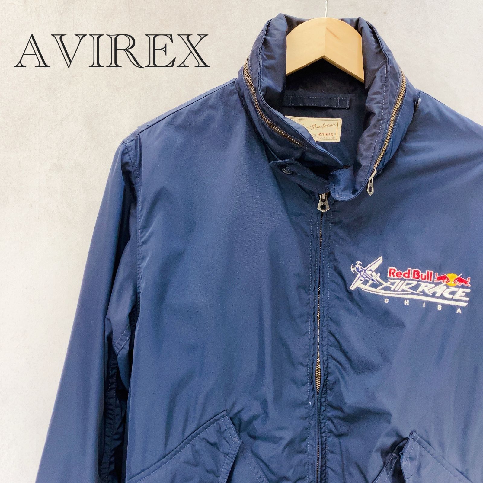 美品 AVIREX Red Bull アヴィレックス レッドブル ミリタリー ブルゾン 