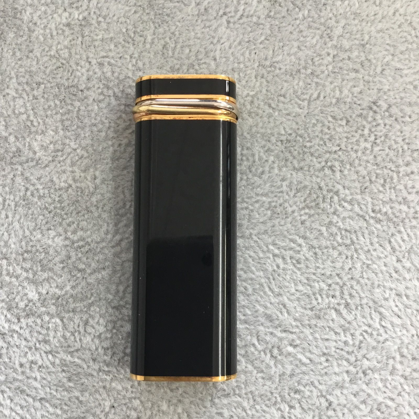 最安値 Cartier カルティエ ブラック ゴールド ライター 16800円 小物