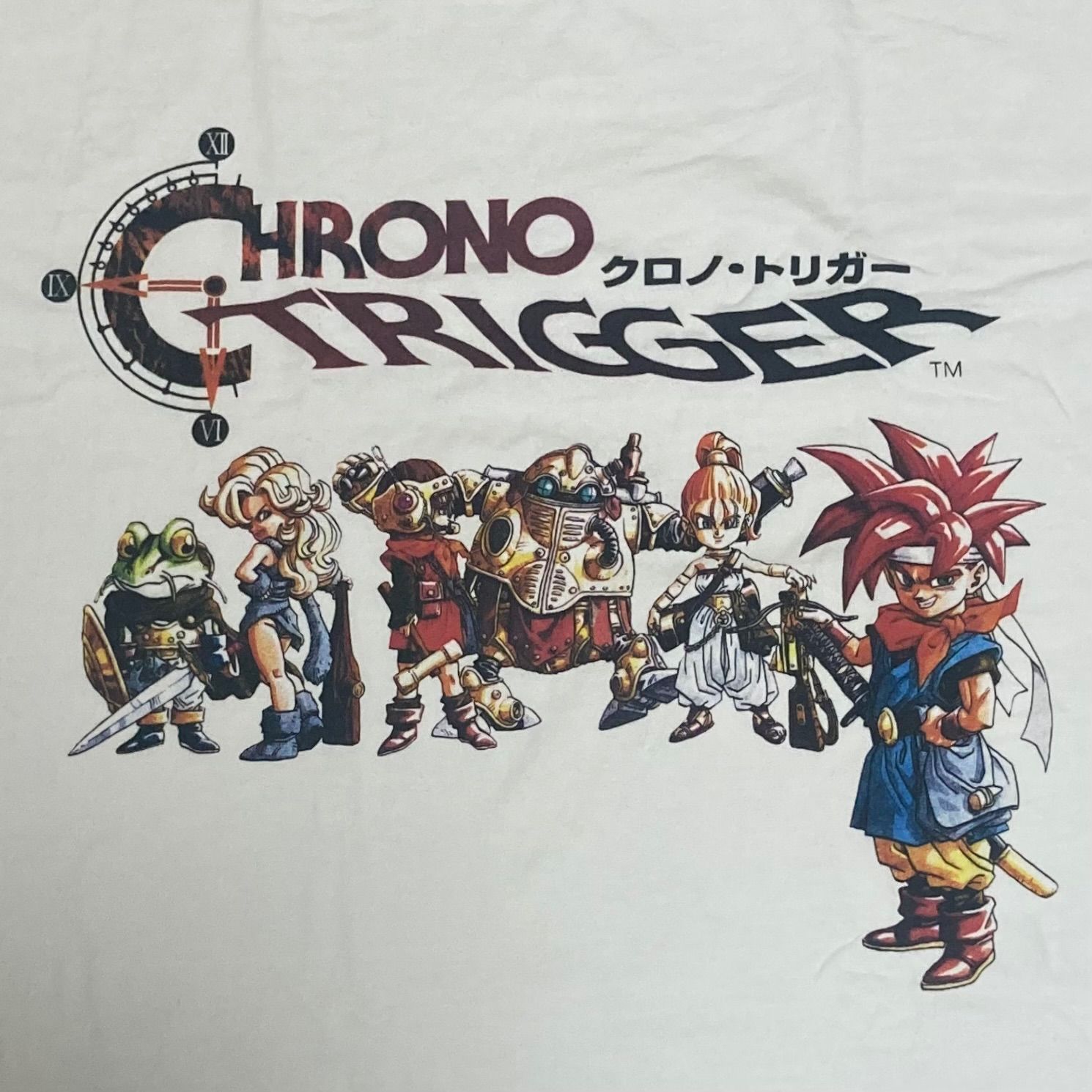【USA製】Tシャツ クロノトリガー ゲーム アニメ ドラクエ 鳥山明 古着 1998年USA製】クロノトリガー ゲーム Tシャツ 鳥山明