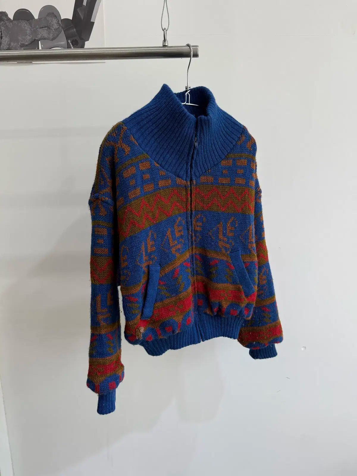 SPELANA ウール ジップアップ Made in Ireland