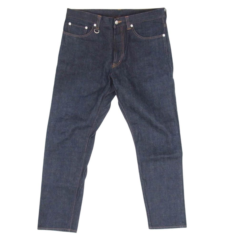 uniform experiment ユニフォームエクスペリメント 23AW UE-232005 RIGID DENIM TAPERED PANTS セルビッジ リジッド デニム パンツ インディゴブルー系 2【美品】【中古】