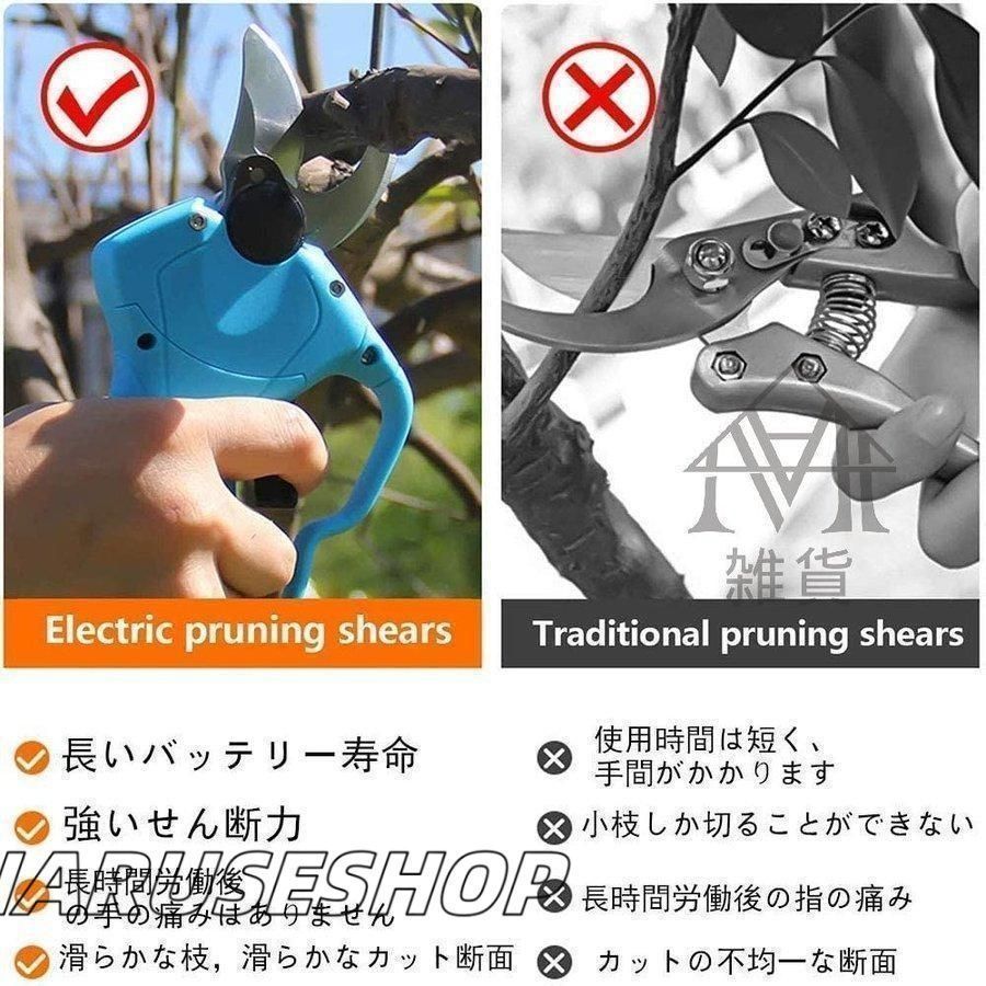 電動ハサミ 40mm剪定ばさみ