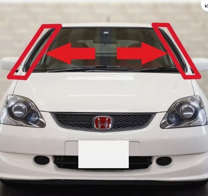 HONDA 純正 CIVIC 3D 02-05 EP3 タイプR フロント ウィンドシールド  