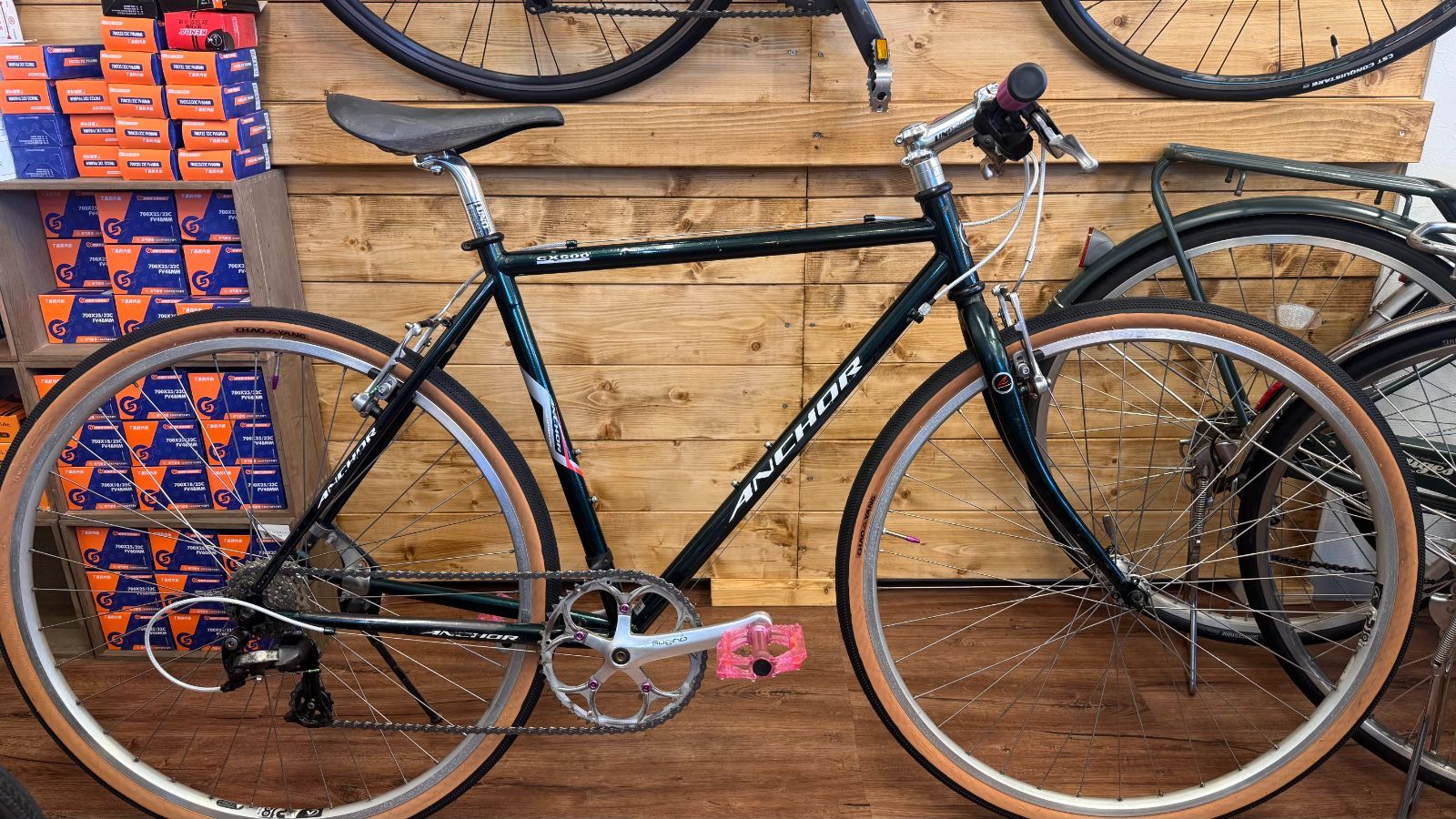 中古 クロモリクロスバイク アンカー CX500 52サイズ - メルカリ