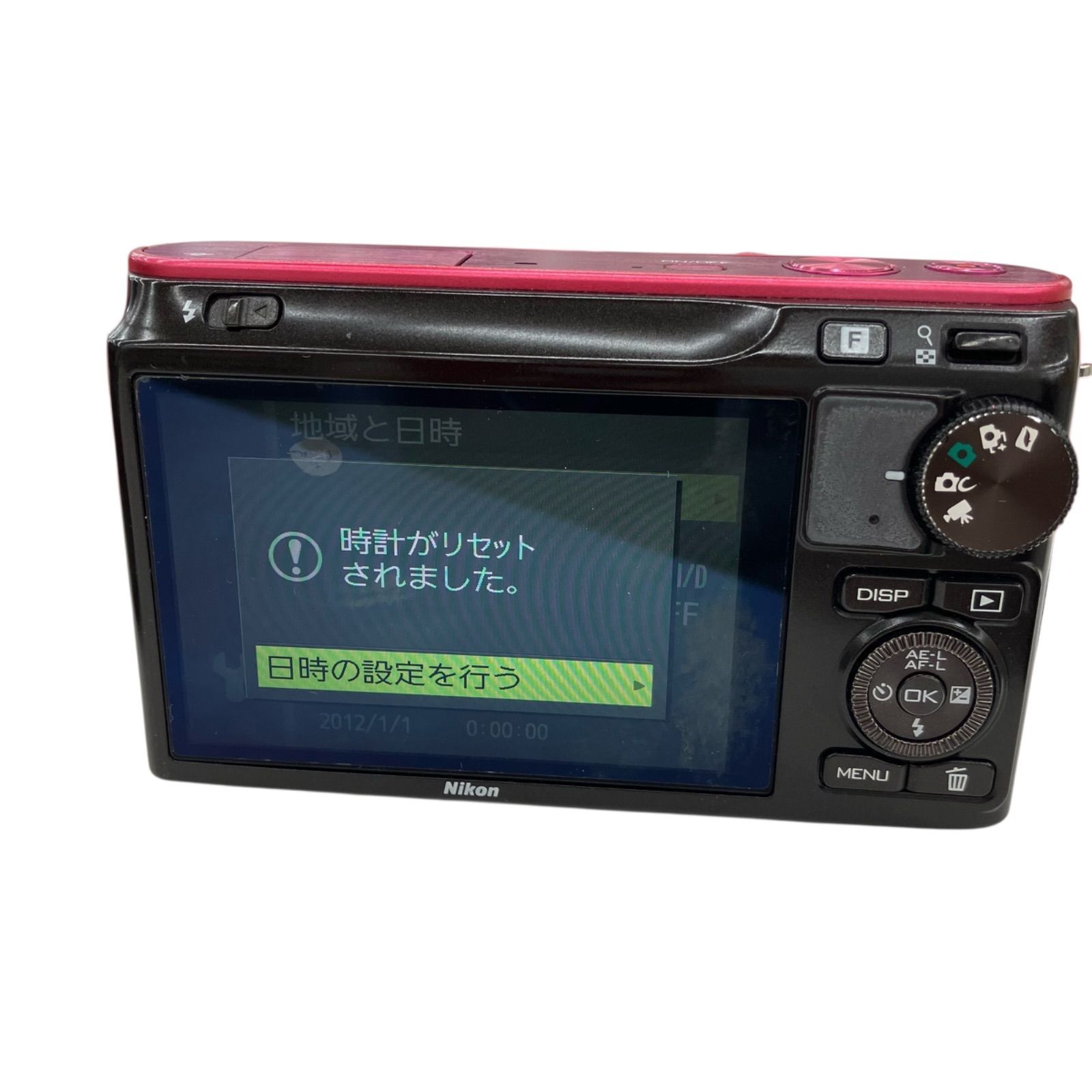186000 現状品 Nikon J2ピンク ミラーレス一眼 ズームレンズキット 