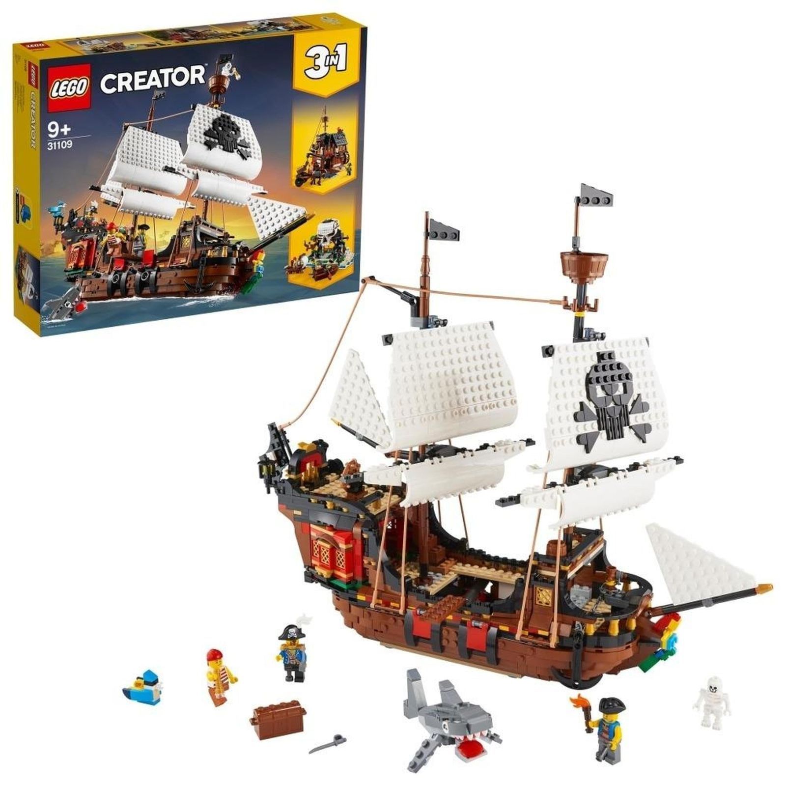 レゴLEGO クリエイター 海賊船 クリスマスギフト クリスマス 31109 おもちゃ ブロック プレゼント 海賊 かいぞく ボート 男の子 女の子 9歳以上