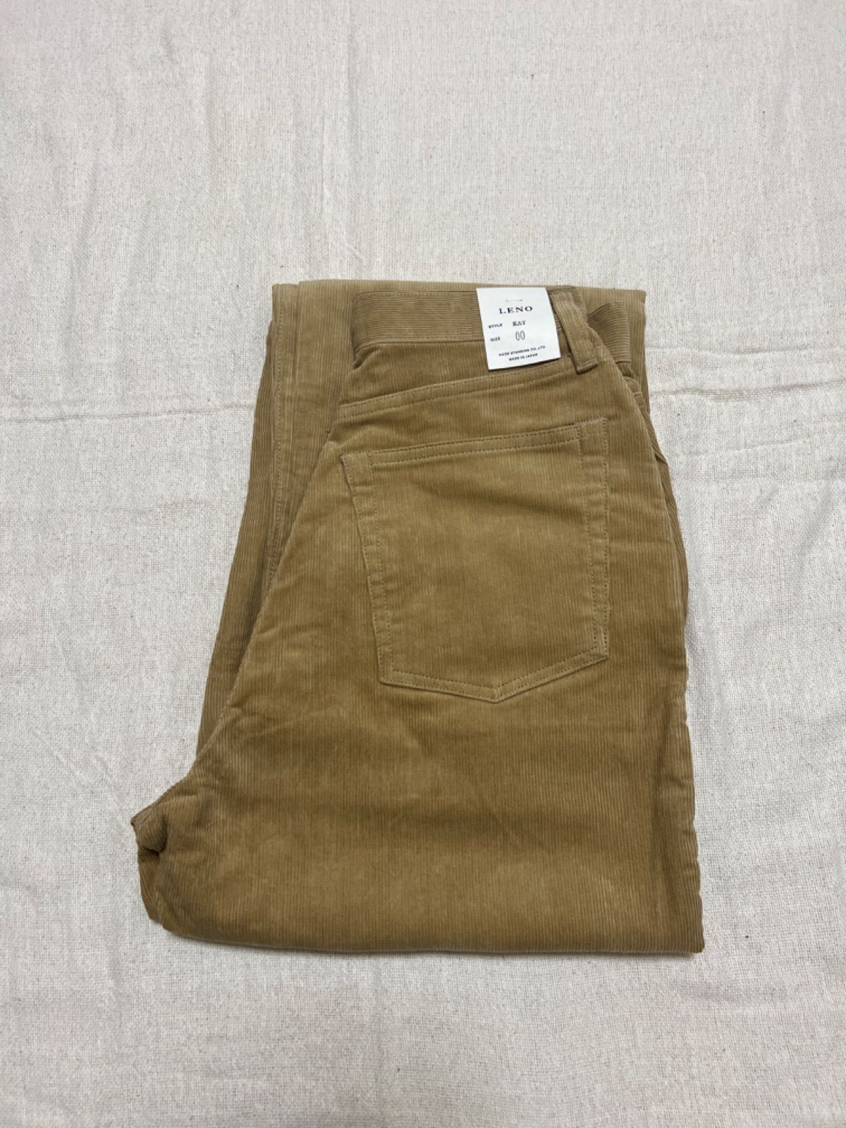 LENO 】 KAY コーデュロイパンツ BEIGE 02
