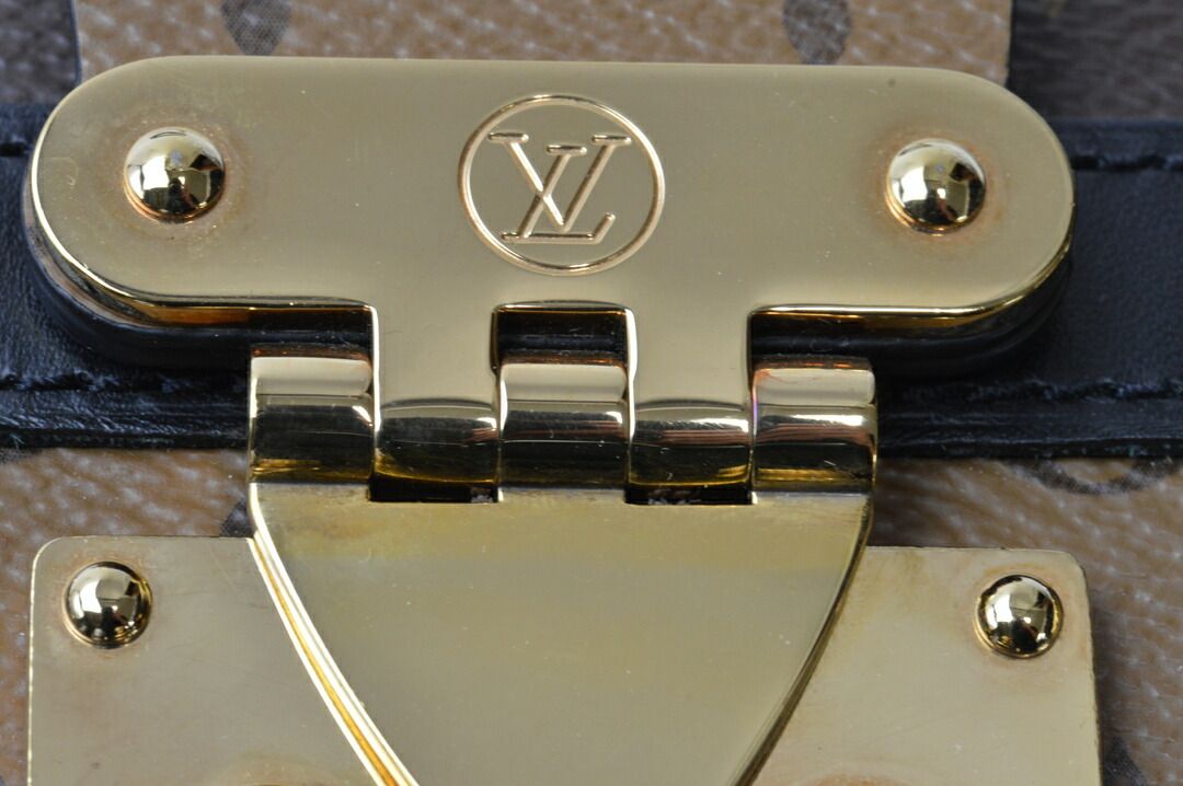 ルイヴィトン LOUIS VUITTON 2WAYバッグ トランククラッチ ショルダー ゴールド金具 M43596 ICチップ レディース F-YA1092 ルイヴィトン LOUIS VUITTON 2WAYバッグ トランククラッチ ショルダー