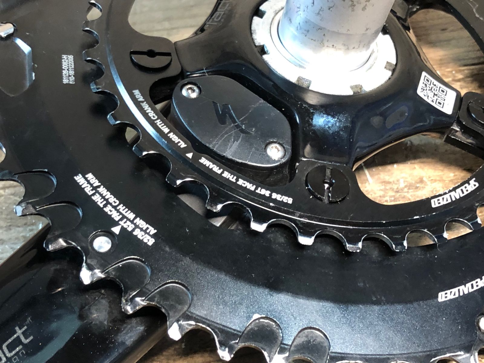 スペシャライズド s-works クランクセット 170mm 53-39t Specialized s-works クランクセット SPECIALIZED 「スペシャライズド