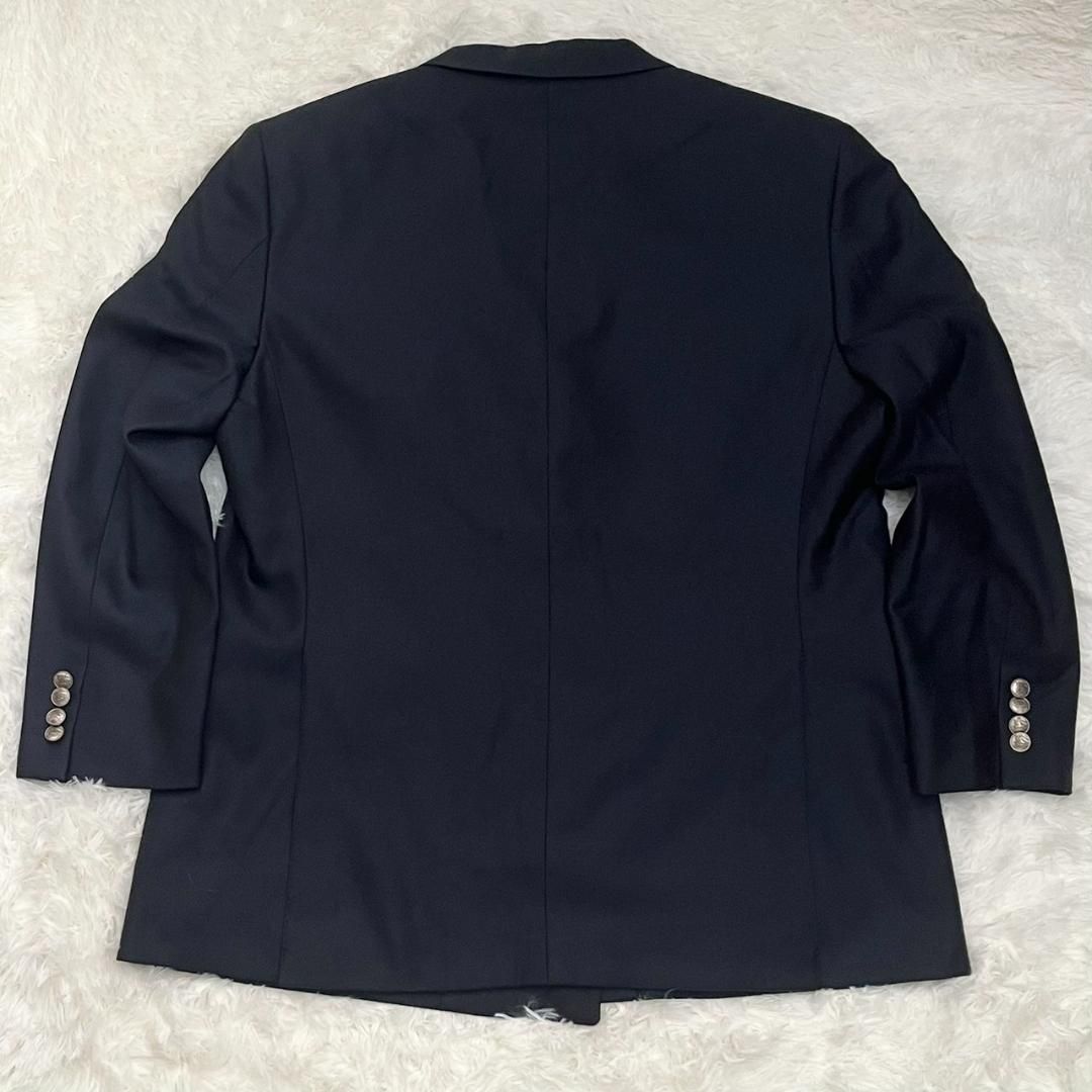 美品】BURBERRY バーバリー ダブルブレスト ブレザー ダークネイビー