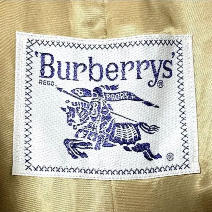 Burberrys バーバリーカシミヤ ウール ベルト付き コート レディース