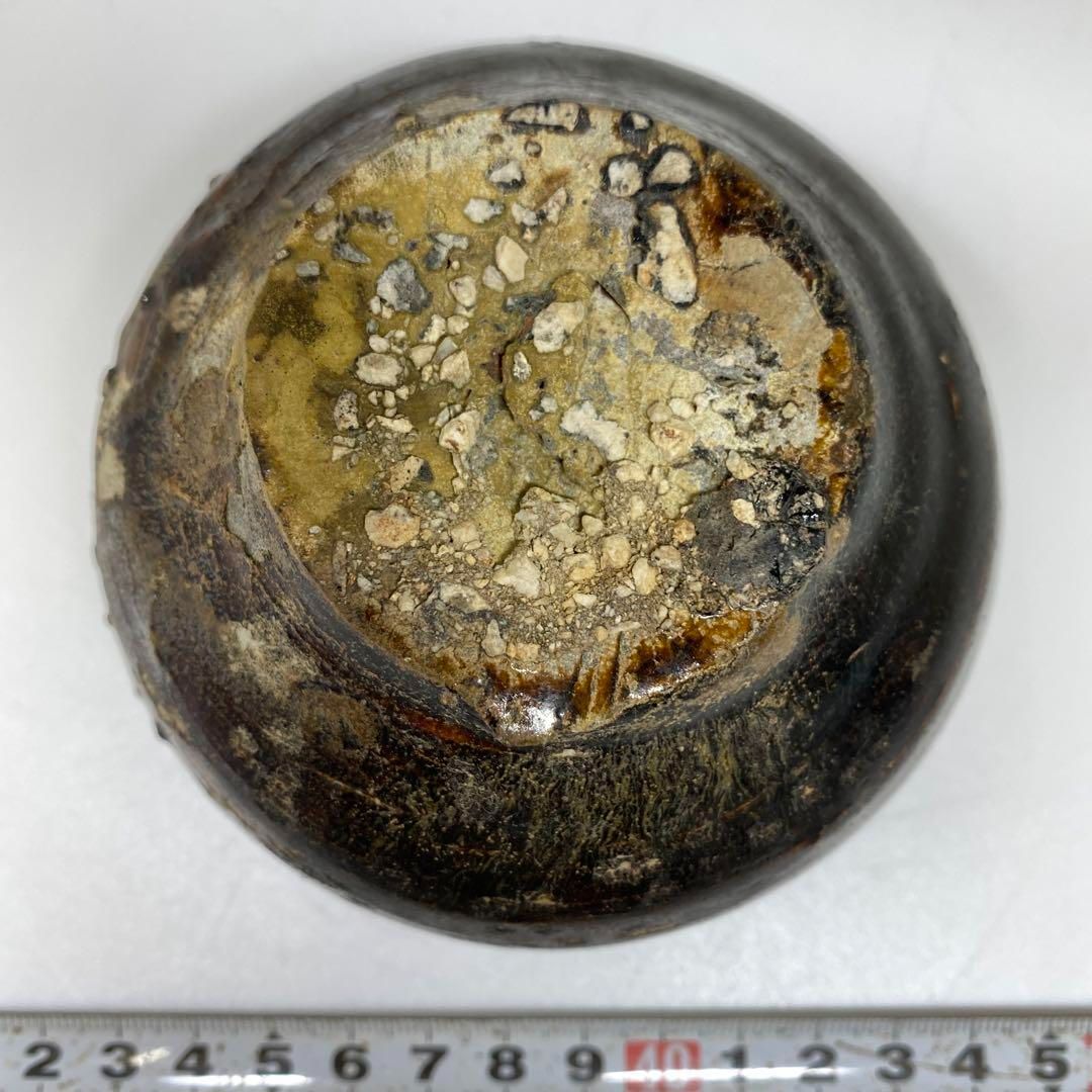 古代 李朝 飴釉丸壷 幅約10㎝ 東Y6-1107①タコサ - メルカリ