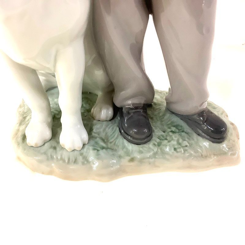 リヤドロ( LLADRO )陶器人形 僕と親友【中古】KB-6486 - メルカリ