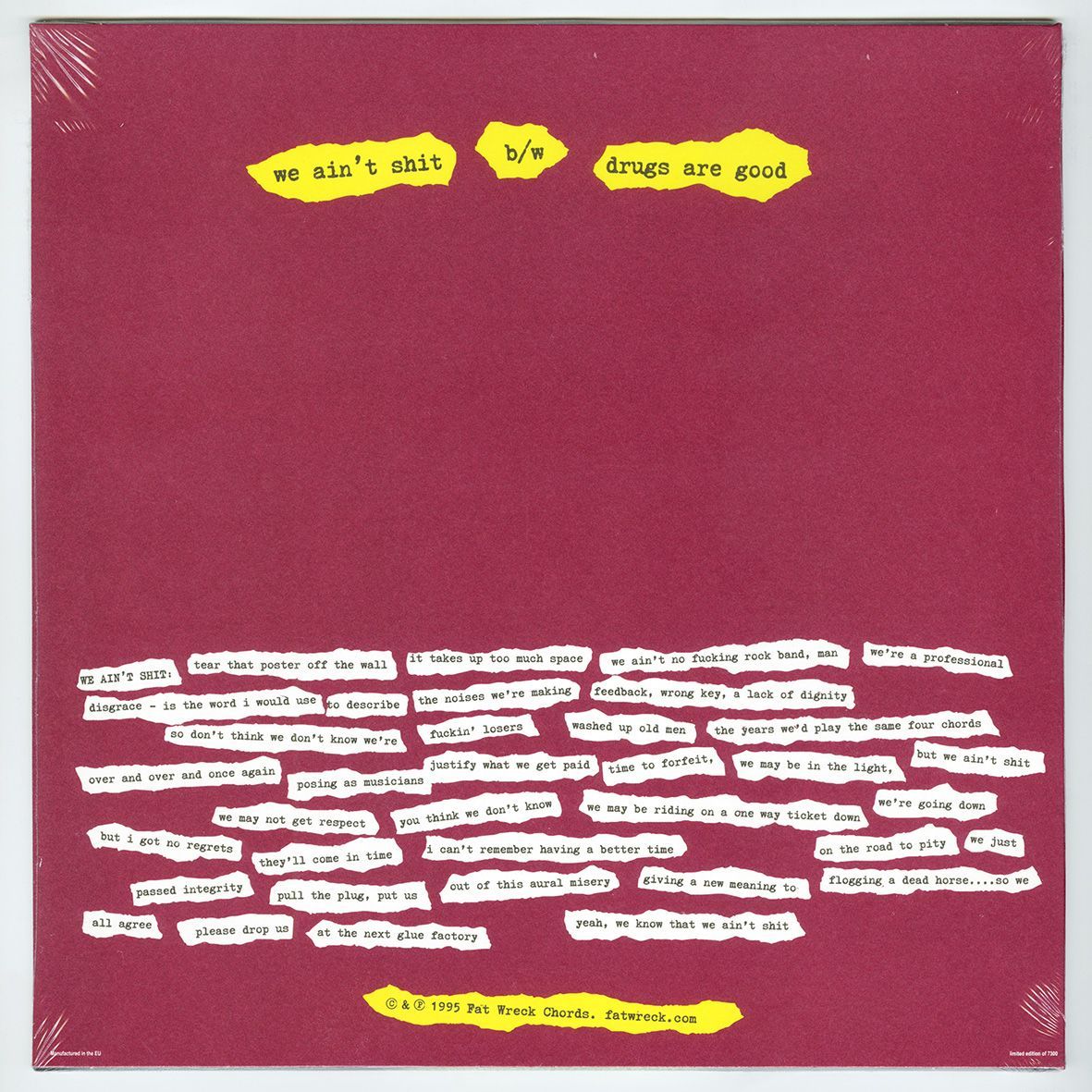 国内未発売 NOFXデッキ ノーエフ fat wreck 【公式通販】