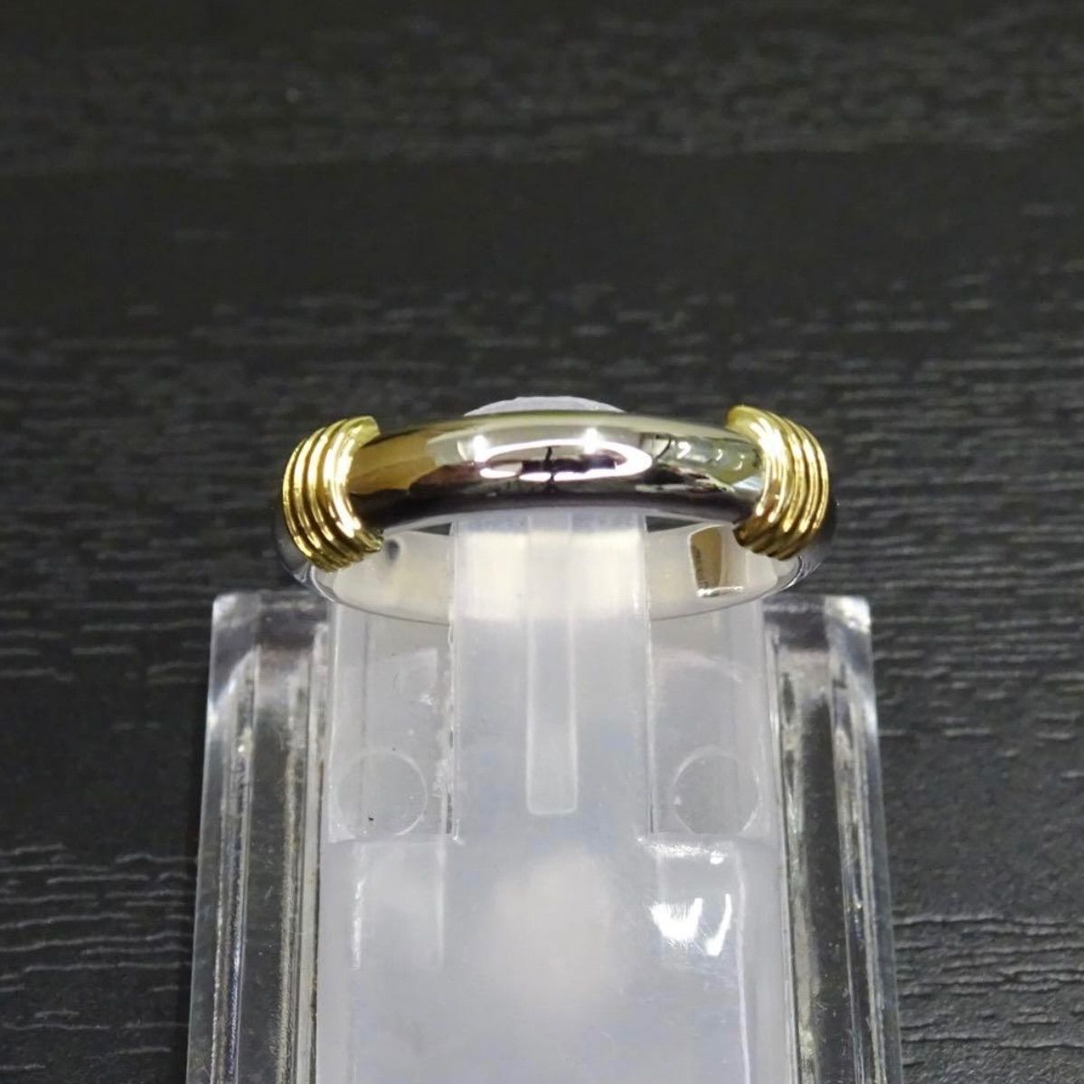 ChristianDior 750(18金K18)プラチナpt950リング7号半 ChristianDior 750(18金K18)プラチナpt950リング7号半