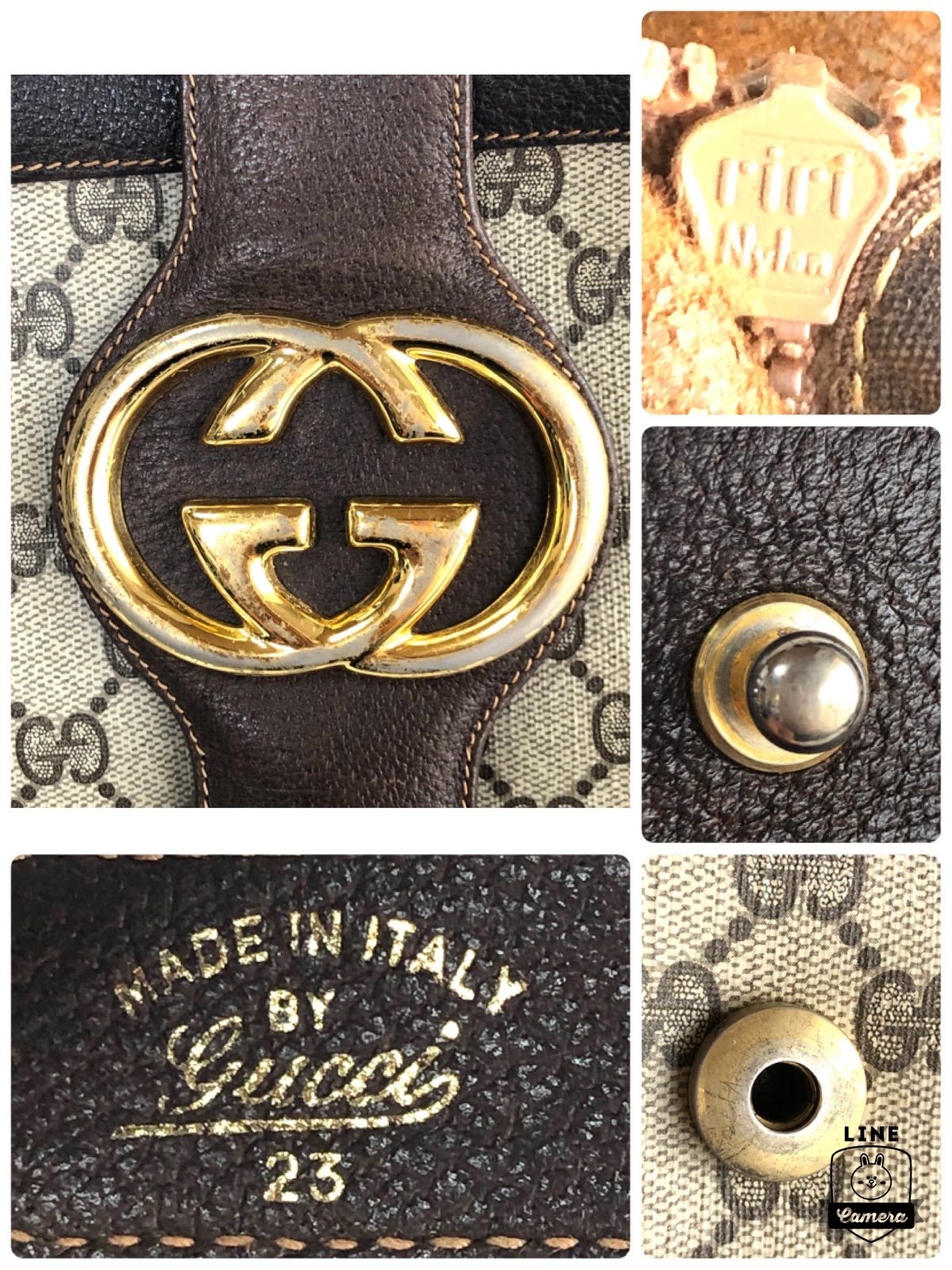 □美品□希少□鑑定済み□GUCCI グッチ ワンショルダーバッグ GG 