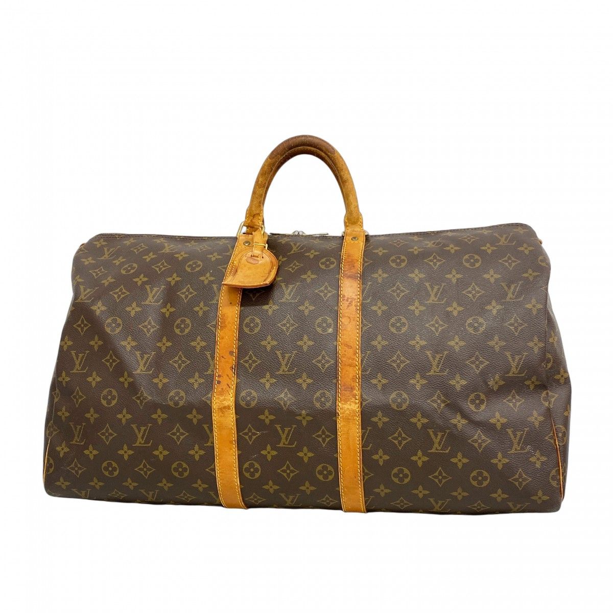 5mb2282-h ルイヴィトン ボストンバッグ モノグラム キーポル55 M41424 ブラウン メンズ レディース ユニセックス