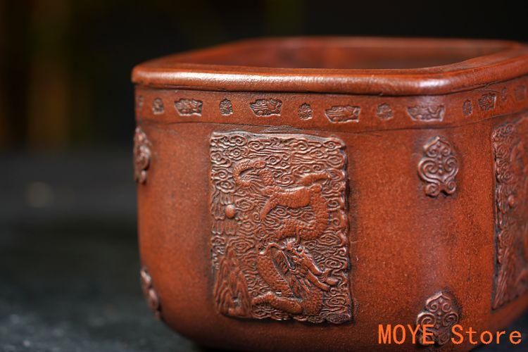 中国宜興 竜紋紫砂鉢 小花鉢 菖蒲盆栽 多肉植木鉢 小品盆栽鉢 大品盆栽鉢 中国宜興 竜紋紫砂鉢 小花鉢 菖蒲盆栽 多肉植木鉢 小品盆栽鉢 大