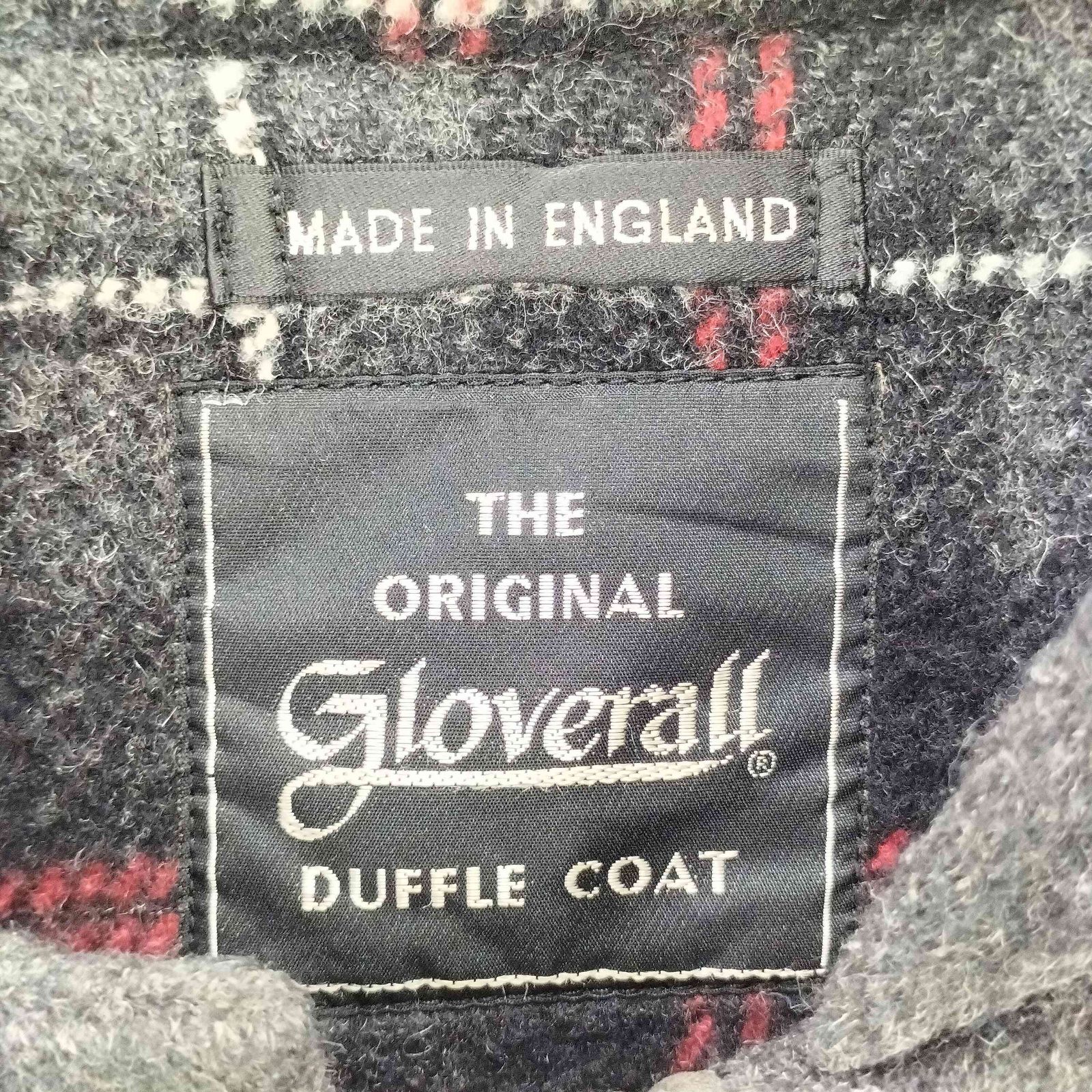 【裏チェック】 英国製 グローバーオール Gloverall ダッフルコート グローバーオール Gloverall イングランド製 裏地チェック