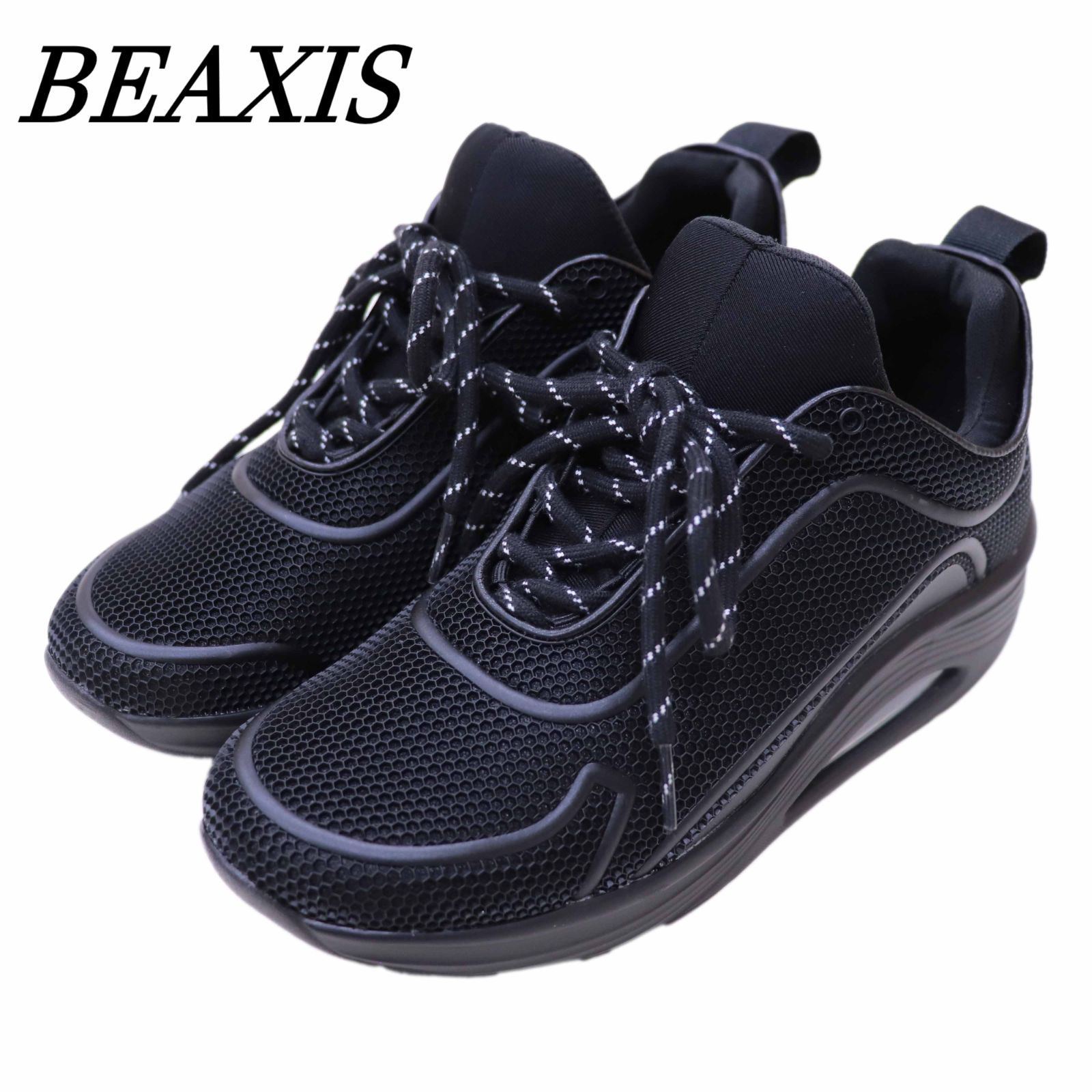 BEAXIS ビーアクシス　今村式　スリムコアスニーカー　ブラック　未使用品 Amazon | [BEAXIS] [ビーアクシス] 今村式スリムコアスニーカー