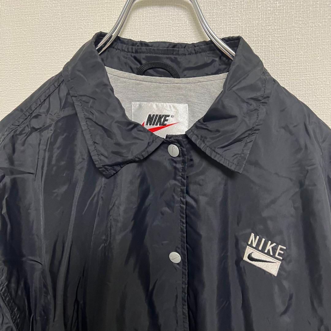 NIKE ナイキ 90 s ナイロンコーチジャケット 銀タグ 古着 XL