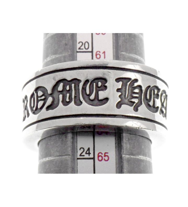 CHROME HEARTS ラージスクロールレーベル CHROME HEARTS(クロムハーツ) SCROLL LABEL RING ラージ